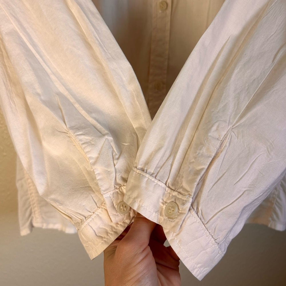 Mother The Gatherer blouse in pale peach - Picture 4 of 8